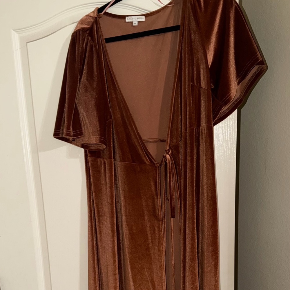 Baltic Born rust bridesmaid dress XL.